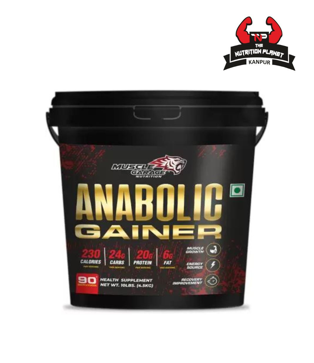 MUSCLE GARAGE ANABOLIC MASS BLACK | 10 LBS | 4.5KG